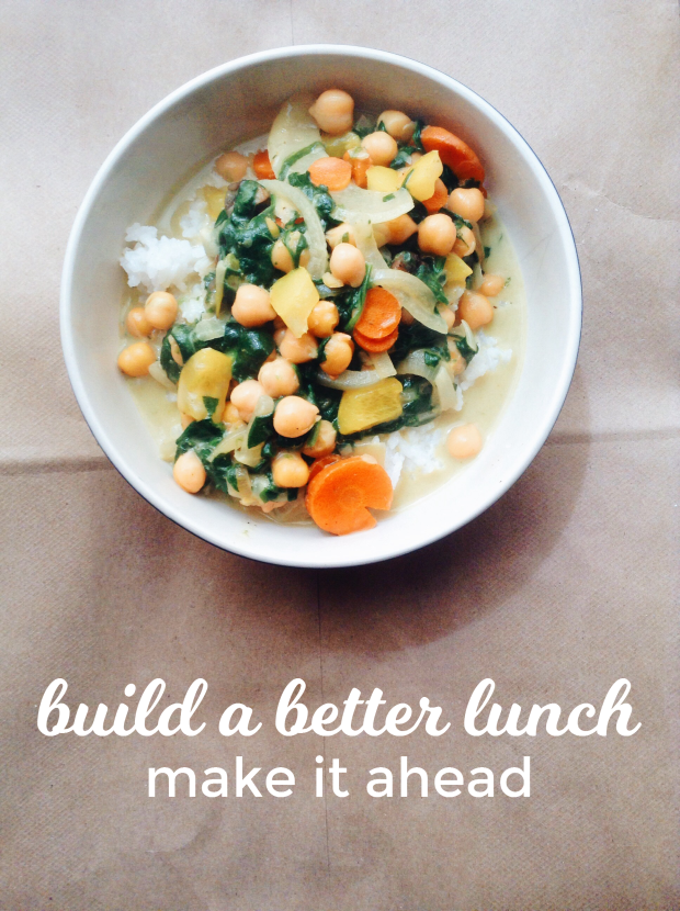 Build a Better Lunch with Pretty  Healthy by making it ahead